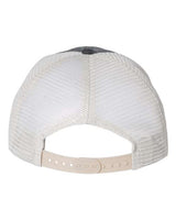 Valucap SP510 Pigment-Dyed Trucker Cap #color_Black/ Stone