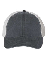 Valucap SP510 Pigment-Dyed Trucker Cap #color_Black/ Stone