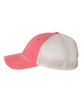 Valucap SP510 Pigment-Dyed Trucker Cap #color_Red/ Stone