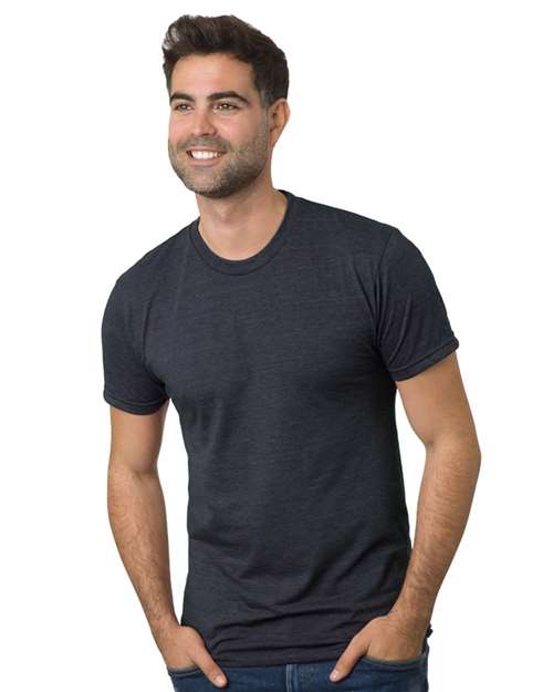 Bayside 5710 Unisex Triblend T-Shirt #color_TRI DARK GREY