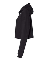 Bella + Canvas B7502 Ladies' Cropped Fleece Hoodie #color_BLACK