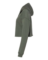 Bella + Canvas B7502 Ladies' Cropped Fleece Hoodie #color_MILITARY GREEN