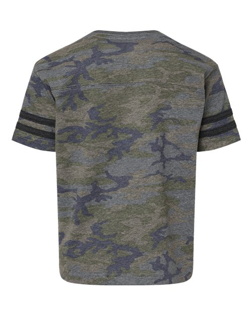 Rabbit Skins 3037 Toddler Football T-Shirt #color_VN CAMO/ VN SMK