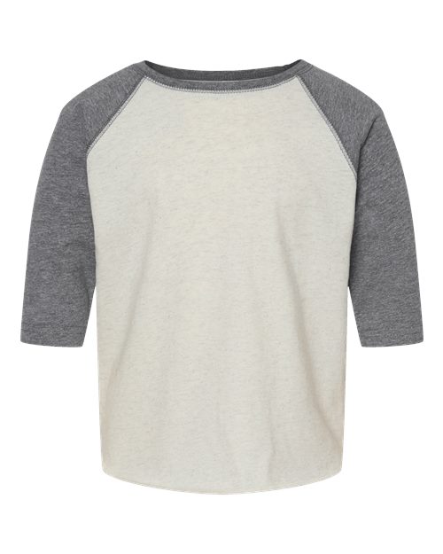 Rabbit Skins RS3330 Toddler Baseball T-Shirt #color_NAT HTH/ GRAN HT