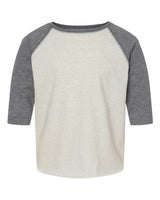 Rabbit Skins RS3330 Toddler Baseball T-Shirt #color_NAT HTH/ GRAN HT