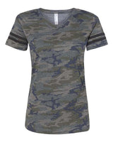 LAT 3537 Ladies' Football T-Shirt #color_VN CAMO/ VN SMK