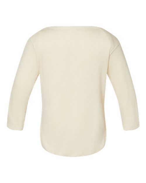 Rabbit Skins 4411 Infant Long-Sleeve Baby Rib Bodysuit #color_NATURAL