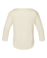 Rabbit Skins 4411 Infant Long-Sleeve Baby Rib Bodysuit #color_NATURAL