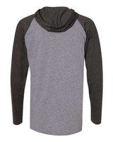 LAT 6917 Men's Hooded Raglan Long Sleeve Fine Jersey T-Shirt #color_GRN HT/ V SMK/BK