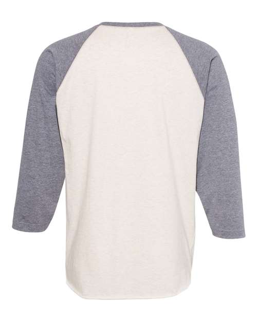 LAT 6930 Men's Baseball T-Shirt #color_NAT HTH/ GRAN HT