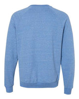 Jerzees 91MR Adult Snow Heather French Terry Crewneck Sweatshirt #color_ROYAL SNOW HTHR