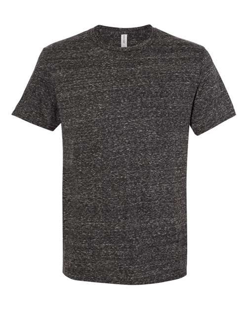 Jerzees 88MR Adult Snow Heather T-Shirt #color_BLK INK SNOW HTH