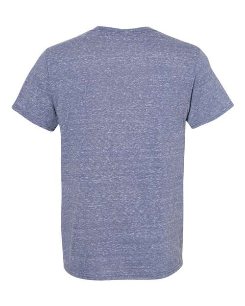 Jerzees 88MR Adult Snow Heather T-Shirt #color_DENIM SNOW HTHR