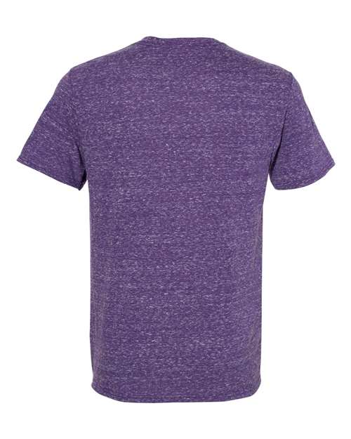 Jerzees 88MR Adult Snow Heather T-Shirt #color_PURPLE SNOW HTH