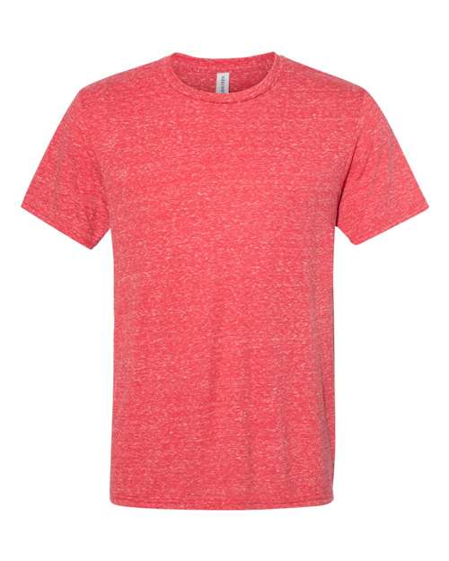 Jerzees 88MR Adult Snow Heather T-Shirt #color_RED SNOW HEATHER
