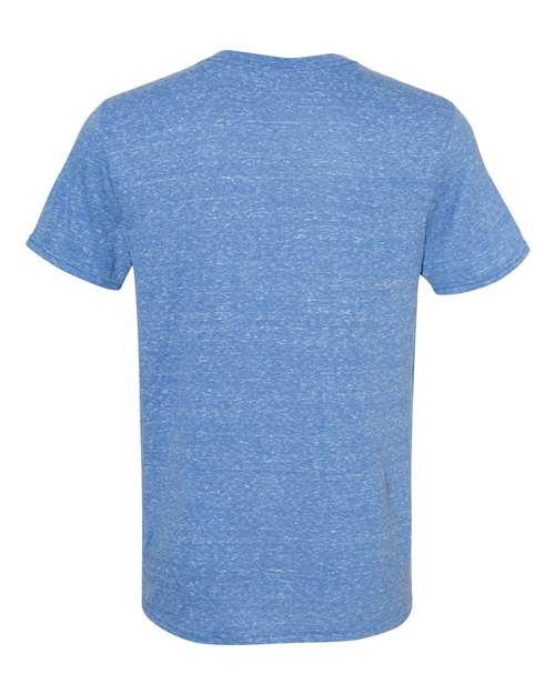 Jerzees 88MR Adult Snow Heather T-Shirt #color_ROYAL SNOW HTHR