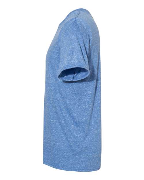 Jerzees 88MR Adult Snow Heather T-Shirt #color_ROYAL SNOW HTHR