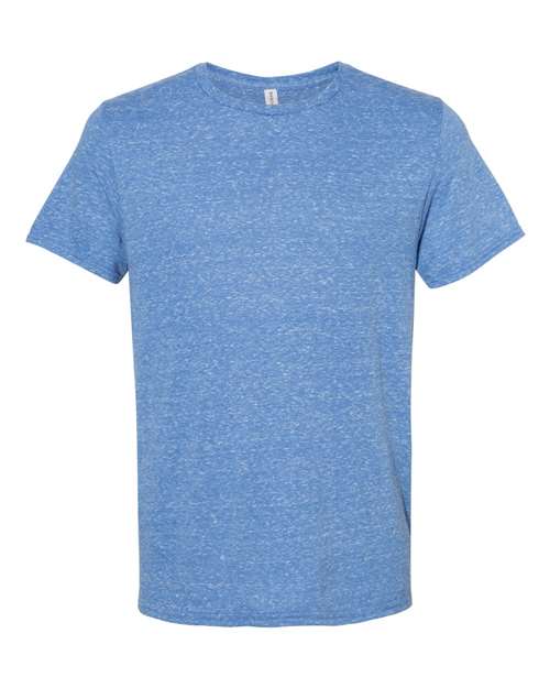 Jerzees 88MR Adult Snow Heather T-Shirt #color_ROYAL SNOW HTHR
