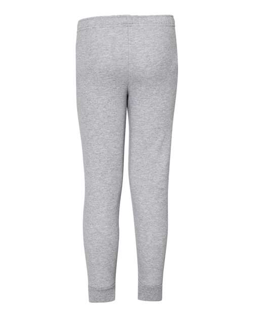 Jerzees 975YR Youth Nublend Youth Fleece Jogger #color_ATHLETIC HEATHER