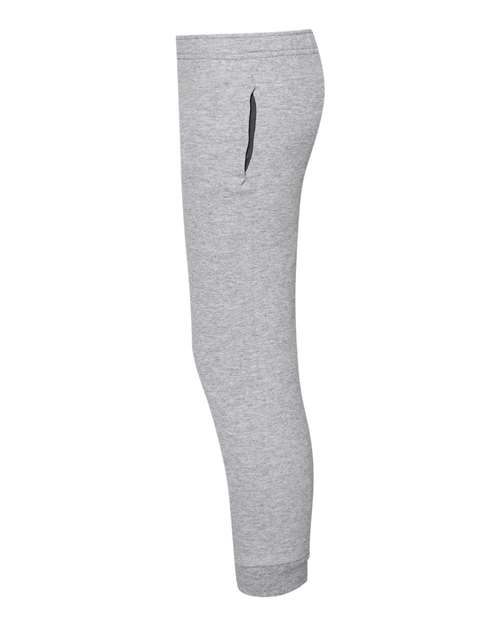 Jerzees 975YR Youth Nublend Youth Fleece Jogger #color_ATHLETIC HEATHER