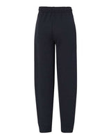 Jerzees 975YR Youth Nublend Youth Fleece Jogger #color_BLACK