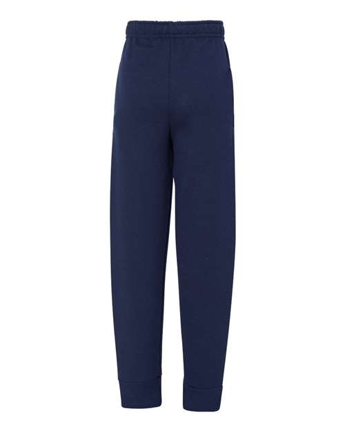 Jerzees 975YR Youth Nublend Youth Fleece Jogger #color_J NAVY