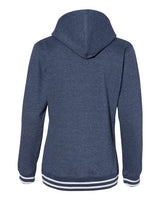 J America JA8651 Ladies' Relay Hooded Sweatshirt #color_NAVY