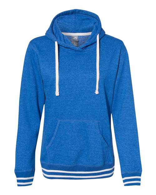 J America JA8651 Ladies' Relay Hooded Sweatshirt #color_ROYAL