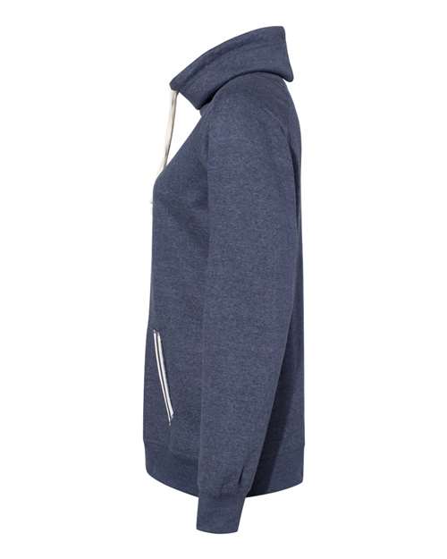 J America JA8653 Ladies' Relay Cowl Neck #color_NAVY