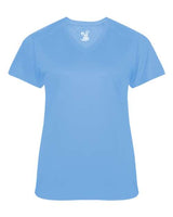 Badger 4062 Ultimate SoftLock Women's V-Neck T-Shirt #color_Columbia Blue