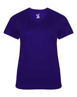 Badger 4062 Ultimate SoftLock Women's V-Neck T-Shirt #color_Purple