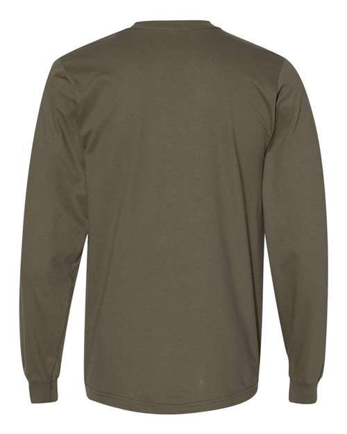 American Apparel 2007W Unisex Fine Jersey Long-Sleeve T-Shirt #color_LIEUTENANT