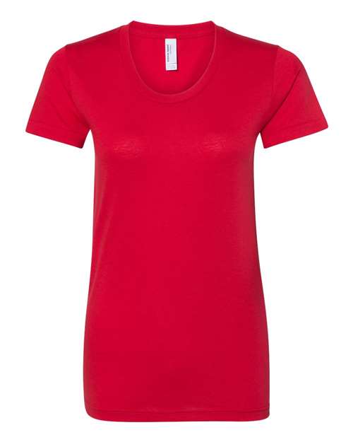 American Apparel BB301W Ladies' Poly-Cotton Short-Sleeve Crewneck #color_RED