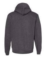 American Apparel F498W Unisex Flex Fleece DropShoulder Pullover Hoodie #color_DK HEATHER GREY