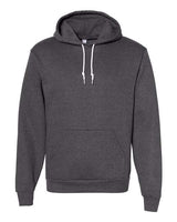 American Apparel F498W Unisex Flex Fleece DropShoulder Pullover Hoodie #color_DK HEATHER GREY