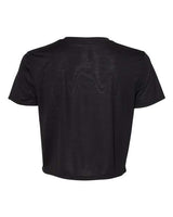 Bella + Canvas B8882 Ladies' Flowy Cropped T-Shirt #color_BLACK