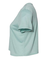 Bella + Canvas B8882 Ladies' Flowy Cropped T-Shirt #color_DUSTY BLUE
