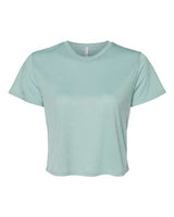 Bella + Canvas B8882 Ladies' Flowy Cropped T-Shirt #color_DUSTY BLUE