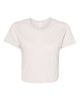 Bella + Canvas B8882 Ladies' Flowy Cropped T-Shirt #color_HEATHER DUST