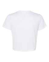 Bella + Canvas B8882 Ladies' Flowy Cropped T-Shirt #color_WHITE