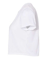 Bella + Canvas B8882 Ladies' Flowy Cropped T-Shirt #color_WHITE