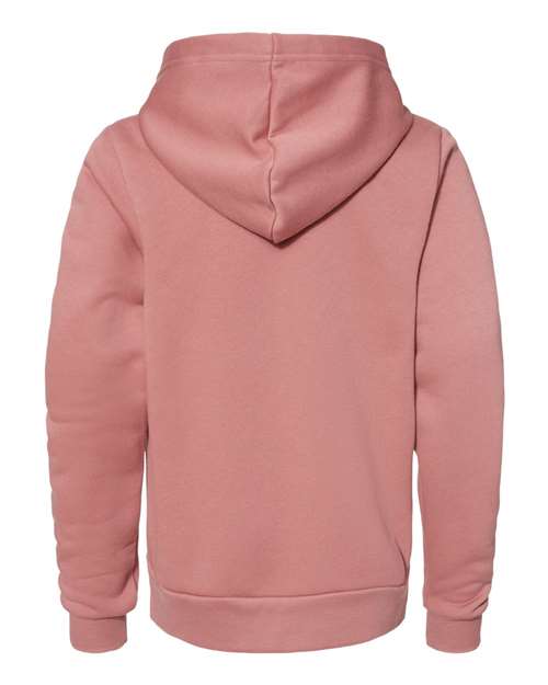 Bella + Canvas 3719Y Youth Sponge Fleece Pullover Hooded Sweatshirt #color_MAUVE
