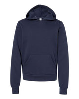 Bella + Canvas 3719Y Youth Sponge Fleece Pullover Hooded Sweatshirt #color_NAVY