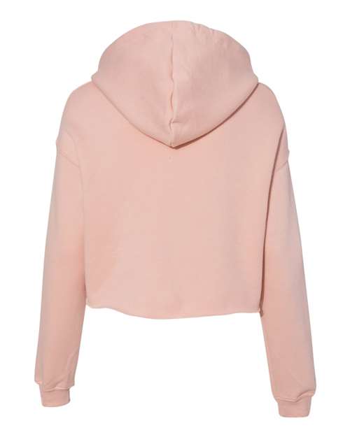 Bella + Canvas B7502 Ladies' Cropped Fleece Hoodie #color_PEACH
