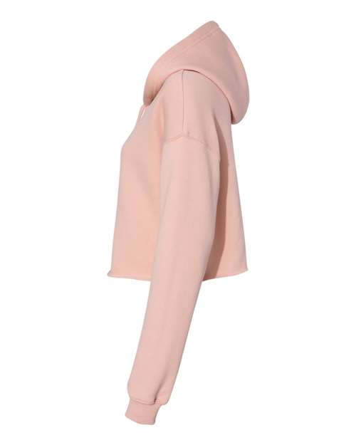 Bella + Canvas B7502 Ladies' Cropped Fleece Hoodie #color_PEACH