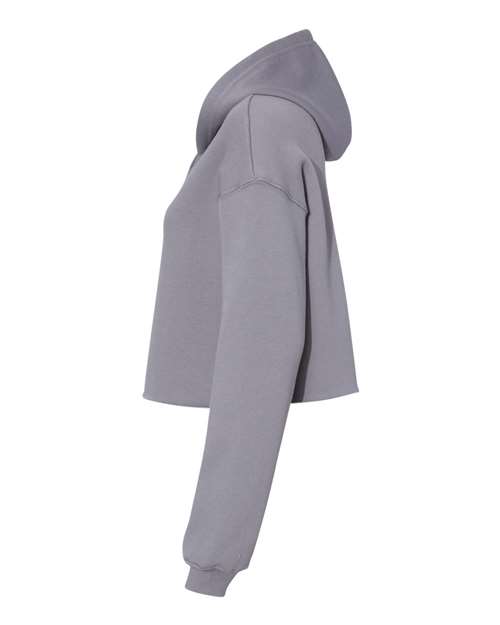 Bella + Canvas B7502 Ladies' Cropped Fleece Hoodie #color_STORM