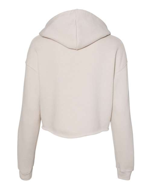 Bella + Canvas B7502 Ladies' Cropped Fleece Hoodie #color_HEATHER DUST
