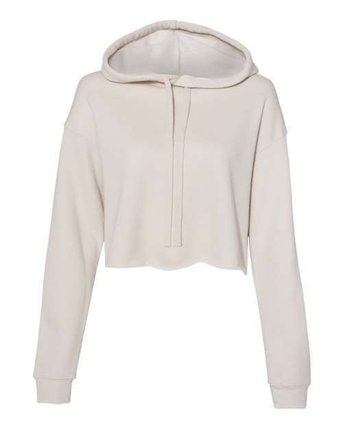 Bella + Canvas B7502 Ladies' Cropped Fleece Hoodie #color_HEATHER DUST