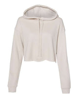 Bella + Canvas B7502 Ladies' Cropped Fleece Hoodie #color_HEATHER DUST