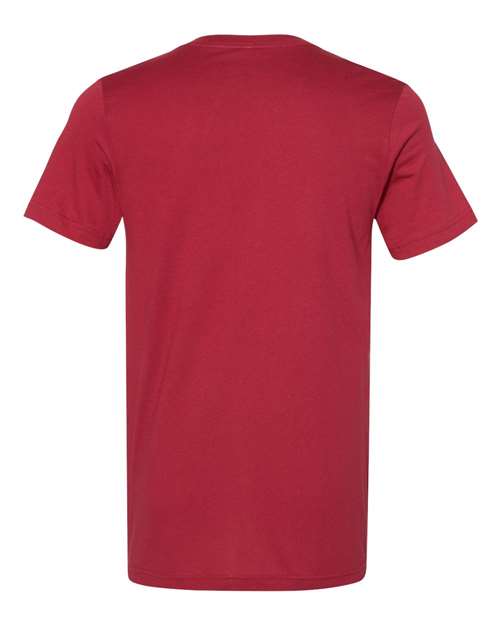 Bella + Canvas 3005 Unisex Jersey Short-Sleeve V-Neck T-Shirt #color_CARDINAL